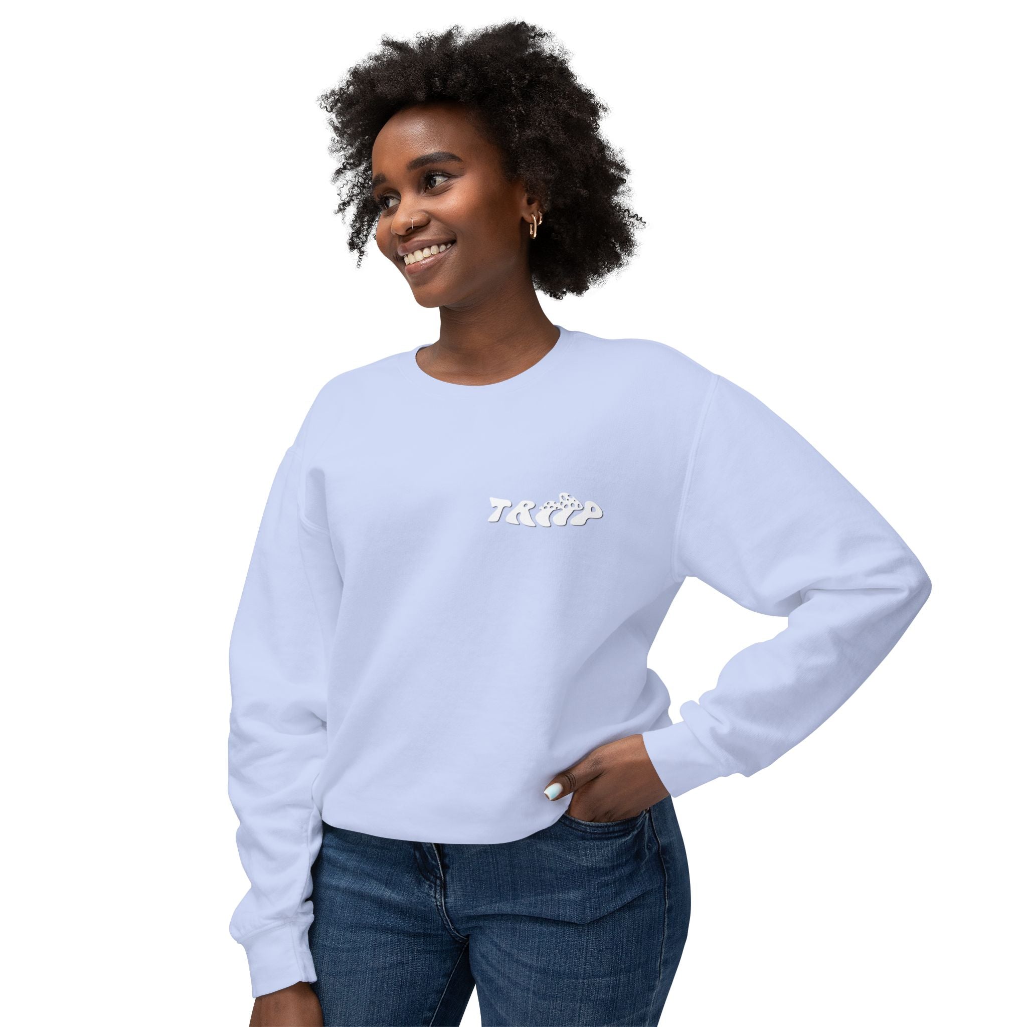 “We’re Going With or Without You” Motivational Pullover – Unisex Lightweight Crewneck Sweatshirt"